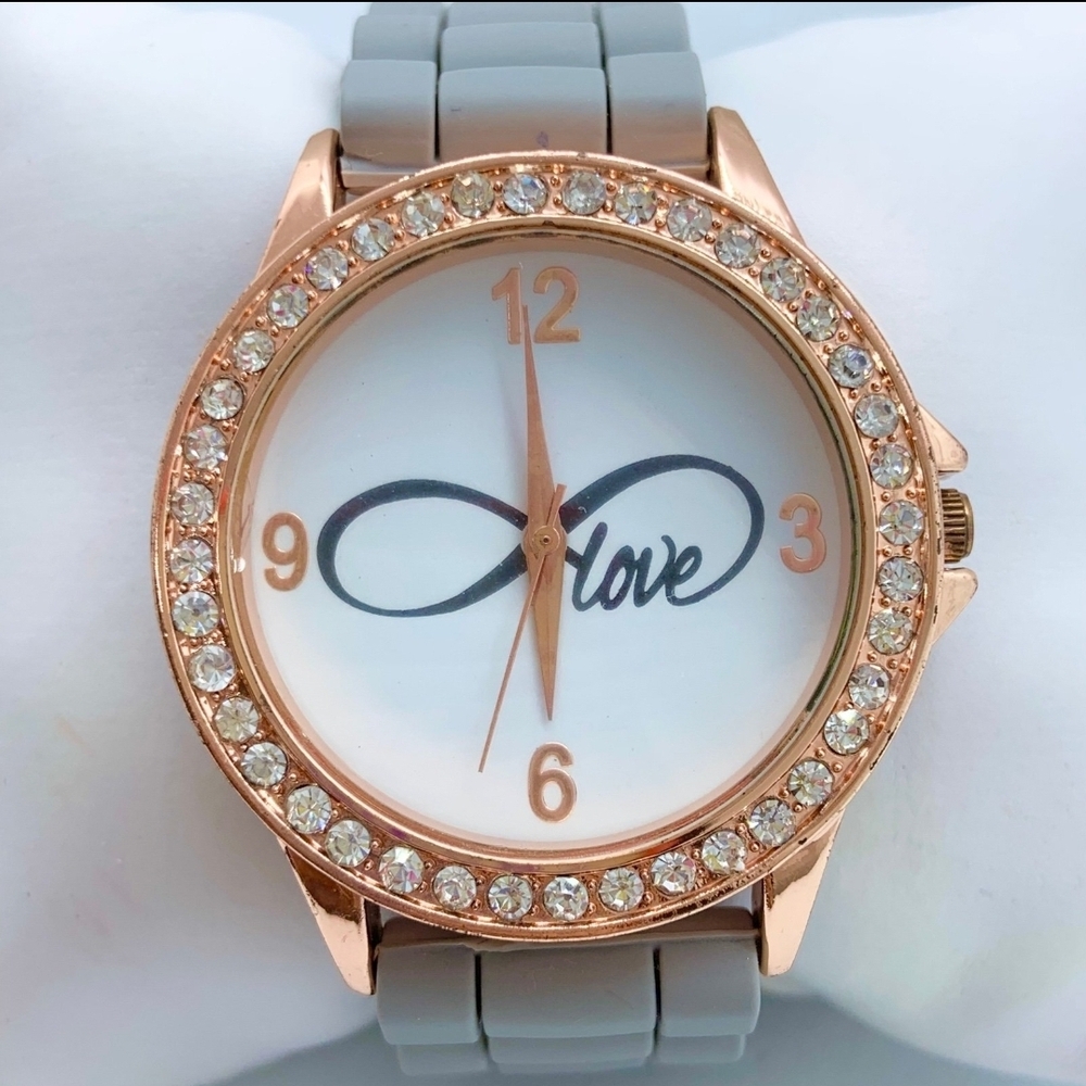 Rose Gold and Gray Women's Watch